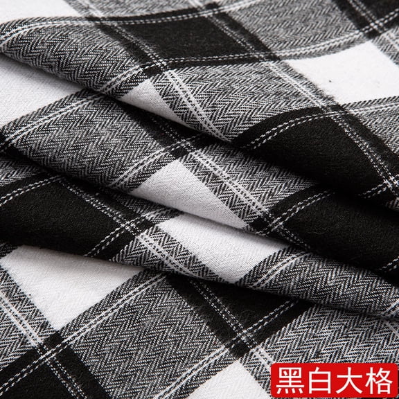 Namzi Checkered Fabric,Soft and Comfortable Fabric for DIY Sewing Handmade Wear,Shirts,Skirts,Pants,39*57in,Color 10