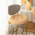 thumbnail image 1 of Namzi Circular Cushion Garden Terrace Home Kitchen Office Thick Comfortable Cushion, Khaki, 16 * 16 inches, 1 of 5