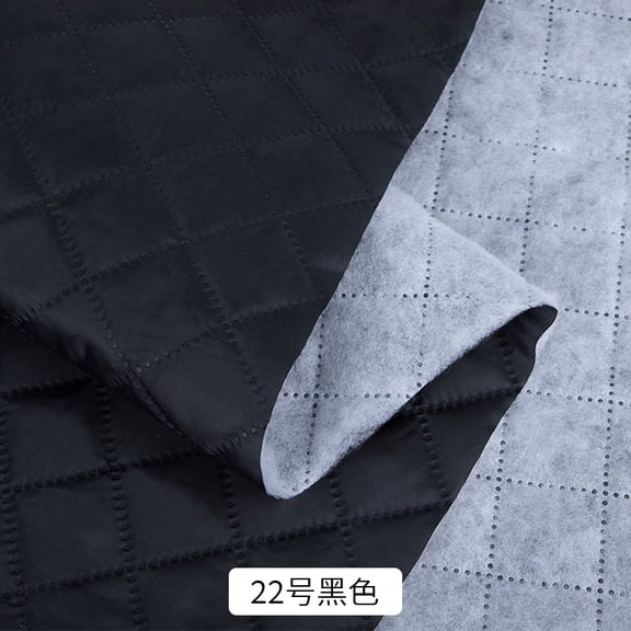 Namzi Cotton Lining Fabric,Quilted Jacket Lining,Suitable for Coats,Suits and Inner Linings of Trousers,39*59in,Black