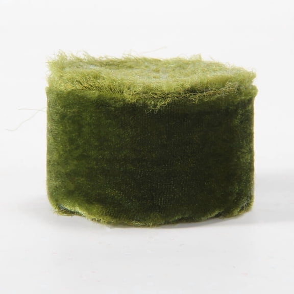 Namzi Craft Ribbon for Gift Wrap, 40mm*3 yd grass green Ribbon, 2 Rolls Polyester Chiffon Ribbon , Ideal for DIY Crafts & Gift Decor, Thick Craft Ribbon.