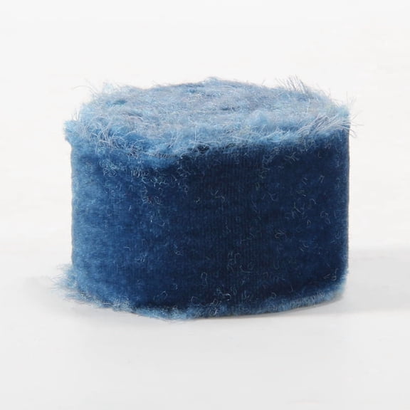 Namzi Craft Ribbon for Gift Wrap, 40mm*3 yd blue Ribbon, 2 Rolls Polyester Chiffon Ribbon , Ideal for DIY Crafts & Gift Decor, Thick Craft Ribbon.