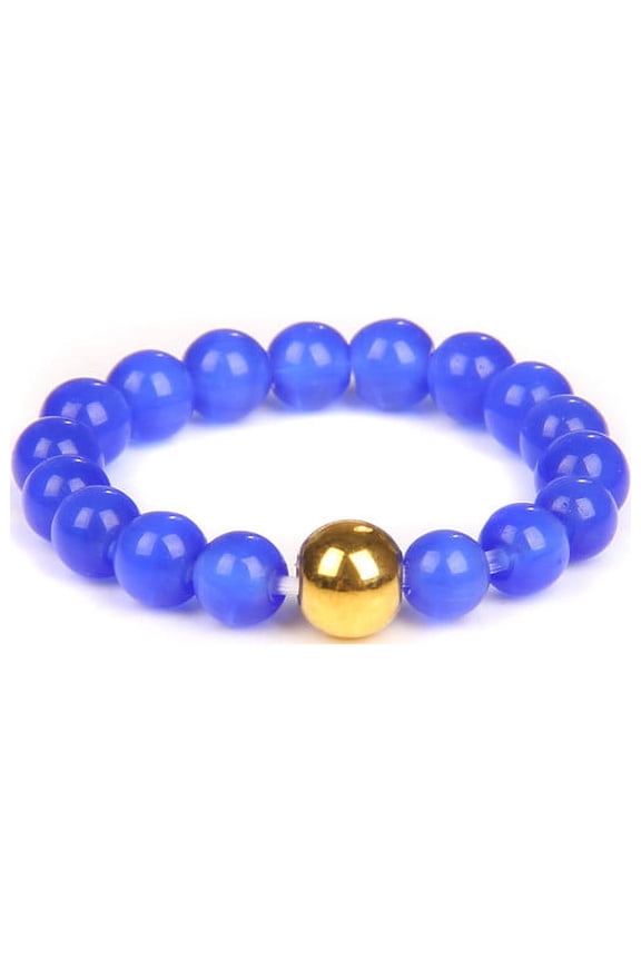 Crystal Beaded Rings Stackable Simple Bead Rings, Minimalist Stone Stacking Rings Jewelry,C19