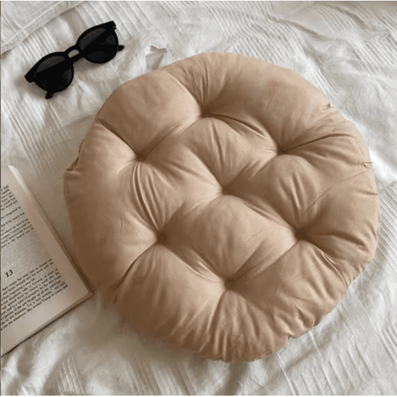 Namzi Cushion Garden Terrace Home Kitchen Office Thick Comfortable Cushion, Khaki, 16 * 16 inches