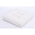 thumbnail image 1 of Namzi Cushion Garden Terrace Home Kitchen Office Thick Comfortable Cushion, White, 16 * 16 inches, 1 of 5