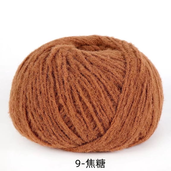Namzi Easy Crochet Yarn - Soft brown Yarn for Crocheting, 1 roll Nylon Yarn, Premium Crochet Supplies for Beginners & Enthusiasts, Ideal for DIY Craft Projects, Belongs to Yarn Category
