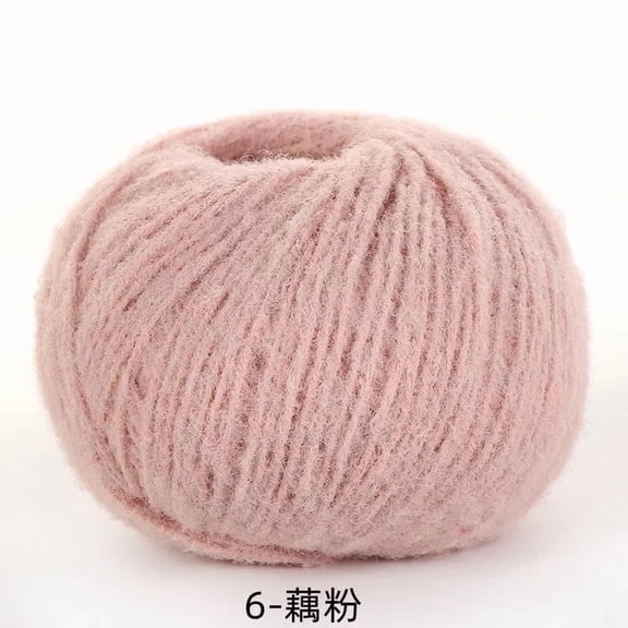 Namzi Easy Crochet Yarn - Soft dusty pink Yarn for Crocheting, 1 roll Nylon Yarn, Premium Crochet Supplies for Beginners & Enthusiasts, Ideal for DIY Craft Projects, Belongs to Yarn Category
