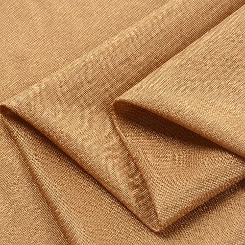 Namzi Elastic knitted Lining Fabric,Soft to the Touch,Breathable Fabric for Clothing,Formal Wear,Performance Wear,Dresses,39*63in,Camel Color