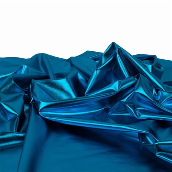 Namzi Elastical Glossy Fabric,39*57in Soft Spandex Fabric,for Stage Performance Costumes,Handmade DIY Creations,Party Decoration,Blue