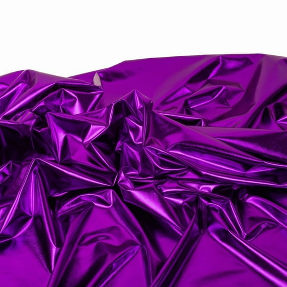 Namzi Elastical Glossy Fabric,39*57in Soft Spandex Fabric,for Stage Performance Costumes,Handmade DIY Creations,Party Decoration,Purple