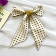 thumbnail image 1 of Namzi Elegant Personalized Scarf, Yellow Series Long Striped Small Scarf, Narrow and Long Striped Ribbon, Neck Tie, Hair Tie, Bag Decoration, Hand Gift Ribbon -1 piece (A), 1 of 1