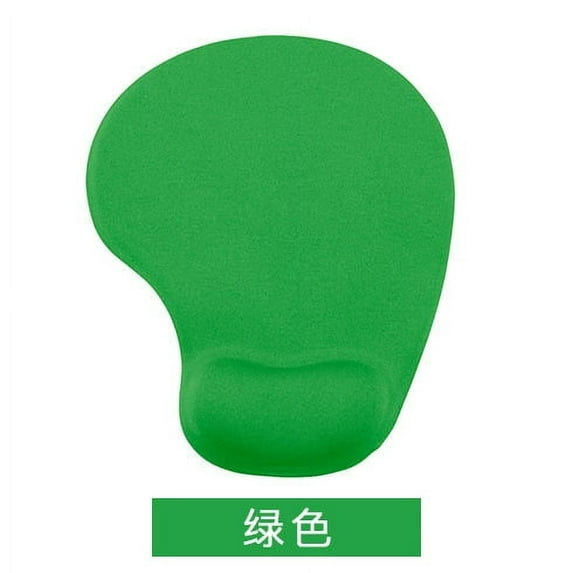 Namzi Ergonomic Mouse Pad Wrist Support, Comfortable Mouse Pad Wrist Rest, Relieve Wrist Pain Gel Mouse pad, Non-Slip Rubber Base Mousepad for Computer, Prefect for Office & Home(Green)