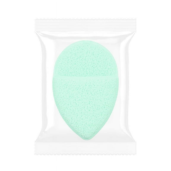 Namzi Face Scrubber Exfoliator, Facial Sponges for Face Wash, Reusable Makeup Remover Exfoliating Pads,2 PackGreenA25