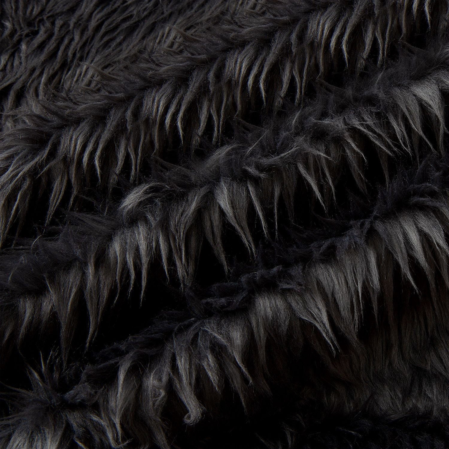 Namzi Faux Fur Fabric,36*63 Inch Thickened Plush Fluffy Fabric for DIY Craft Sewing Projects,Costume,Cuddly Doll,Home Decoration,Dark Grey