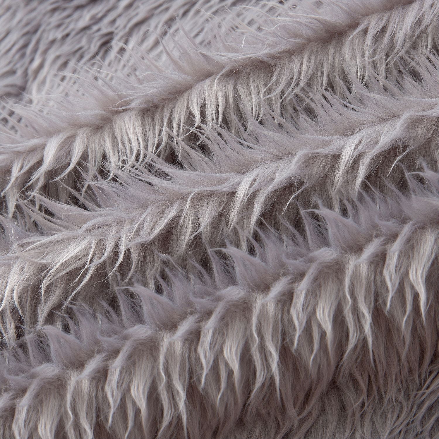 Namzi Faux Fur Fabric,36*63 Inch Thickened Plush Fluffy Fabric for DIY Craft Sewing Projects,Costume,Cuddly Doll,Home Decoration,Red Grey