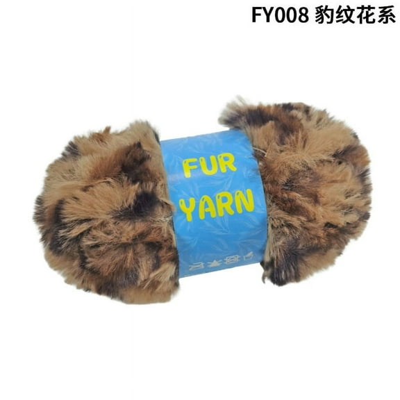 Namzi Faux Fur Yarn, 50g Chunky Fuzzy Fluffy Yarn, Perfect Crochet Yarn for Crafts, Soft and Cozy for Various Knitting Projects,B