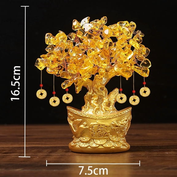 Namzi Feng Shui Money Tree, Best Housewarming Congratulatory Gift,Style A,Small