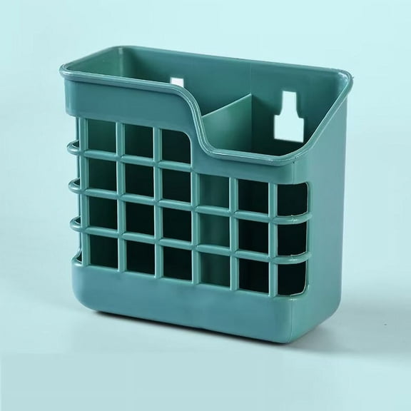 Namzi Kitchen Chopsticks Box Kitchen Chopsticks Holder Flatware Container Durable Cutlery Cage Plastic Storage Shelf Silverware Chopstick Holder Household Cutlery Rack(Green)