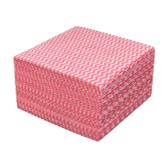 Namzi Kitchen Dishcloth 50 Pcs, Red 30x30cm Cleaning Cloths - Cleaning Wipes, Rags, Towels for Kitchen & Bathroom Multi-Purpose Cleaning Cloths
