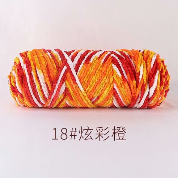 Namzi - Knit Picks Yarn, 1 roll, High Quality Crochet Yarn with Soft Polyester Material, Durable for DIY Craft Projects Like Scarves, Hats, Blankets. orange A