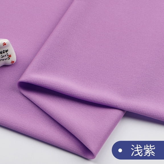 Namzi Knitted Lining Fabric,Opaque Slightly Stretchy,36*63 Inch Soft and Comfortable Clothing Fabric for Formal Wear,Performance Wear,Dresses,Purple