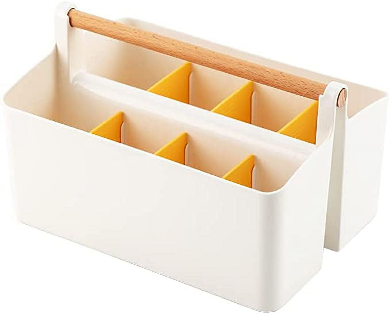 Namzi Large Portable Caddy Tote with Handle, Plastic Craft Storage ...