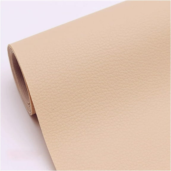 Namzi Leather Repair Patch 50cm Self Adhesive Faux Pu Leather Fabric Leather Furniture Material Automotive Sofa Clothing Repairing Leather Chair DIY Upholstery (Size:1.37*0.5m,Color:Khaki)