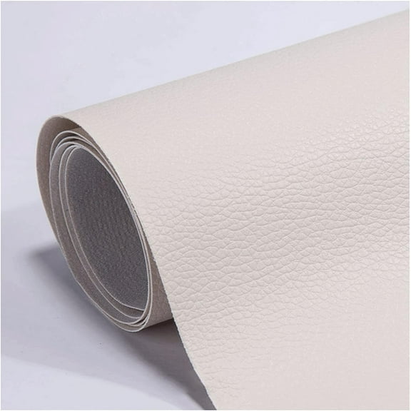 Namzi Leather Repair Patch 50cm Self Adhesive Faux Pu Leather Fabric Leather Furniture Material Automotive Sofa Clothing Repairing Leather Chair DIY Upholstery (Size:1.37*0.5m,Color:beige)