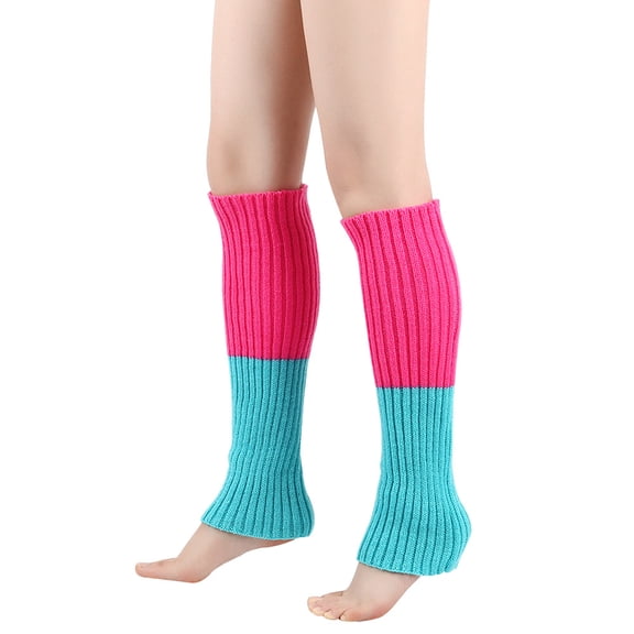 Namzi Leg Warmers for Women, Leg Warmers Knit with Anti-slip Elastic Cuff, Y2K Fashion Party Sports Yoga Ballet Dance,Colour C