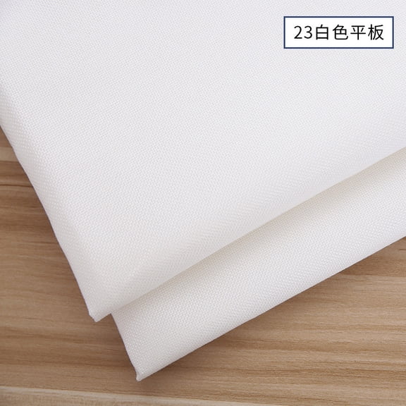 Namzi Linen Fabric,39*59 Inch Solid Color Polyester Fabric for Home Decoration,Sofa Covers,Throw Pillow Covers,Cushions,Tablecloths,White