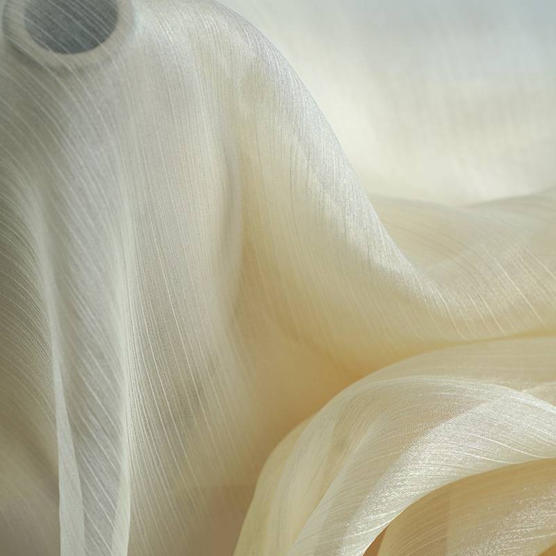 Droopy Texture Namzi Lustrous Drooping Texture Pleated Fabric,Soft Organza Fabric for ...
