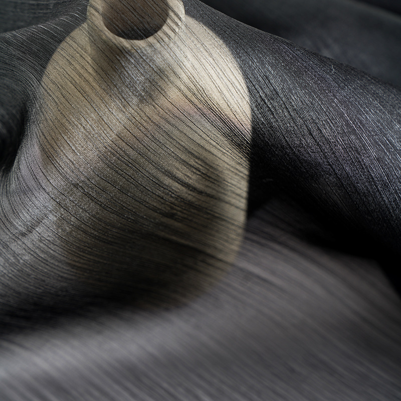 Droopy Texture Namzi Lustrous Drooping Texture Pleated Fabric,Soft Organza Fabric for ...
