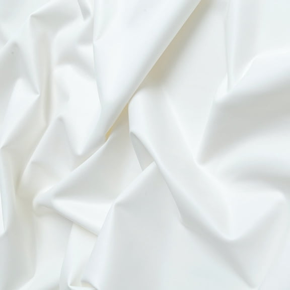 Namzi Matte Imitation Sheepskin Fabric,39*57 Inch Elastic PU Leather Fabric for Leather Pants,Tight Fitting Clothes,Coats,Stage Costumes,White