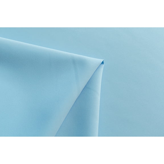 Namzi Memory Cloth Windbreaker Fabric,39*59in Solid Color Anti Wrinkle Fabric for Wind Jackets,Coats,Jackets,Work Clothes,Casual Wear,Light Blue