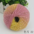 thumbnail image 1 of Namzi Multicolored Crochet Yarn Soft - 2 Rolls of Premium Blend Yarn for Crafting, Ideal Beginner Crochet Yarn for Hobbyists, Soft Texture Yarn for Crocheting,Weaving Projects.Pink+Yellow, 1 of 3