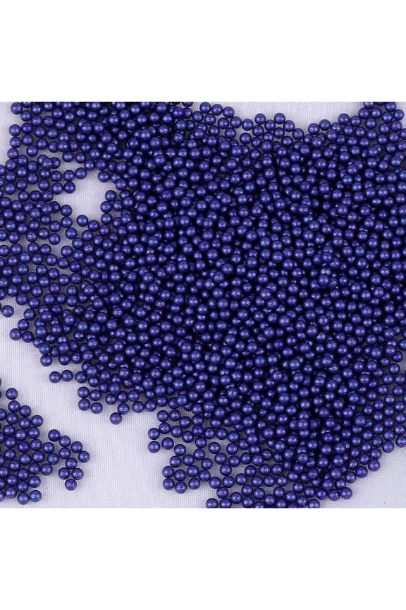 No Hole Round Glass Beads 100g Resin Crafting Nail Art Bubble Beads, Tiny Decor Gems for DIY, Jewelry, Art Projects,B11