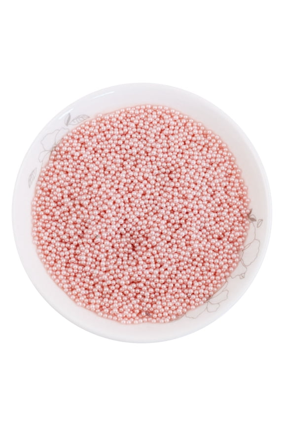 No Hole Round Glass Beads 100g Resin Crafting Nail Art Bubble Beads, Tiny Decor Gems for DIY, Jewelry, Art Projects,B32