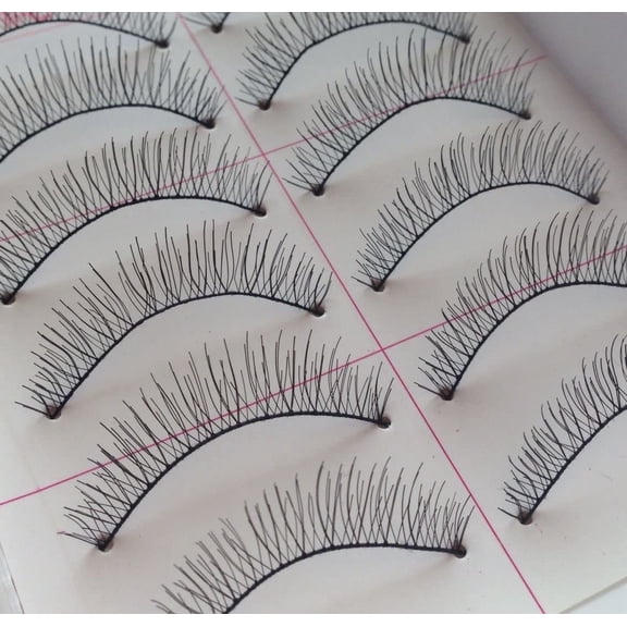 Namzi Pack of 20 Women Daily Party Makeup Fake Eyelash Natural