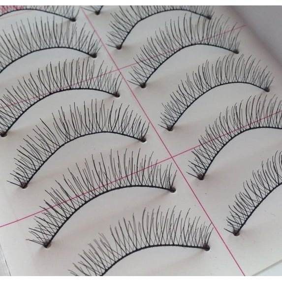 Namzi Pack of 20 Women Daily Party Makeup Fake Eyelash Natural
