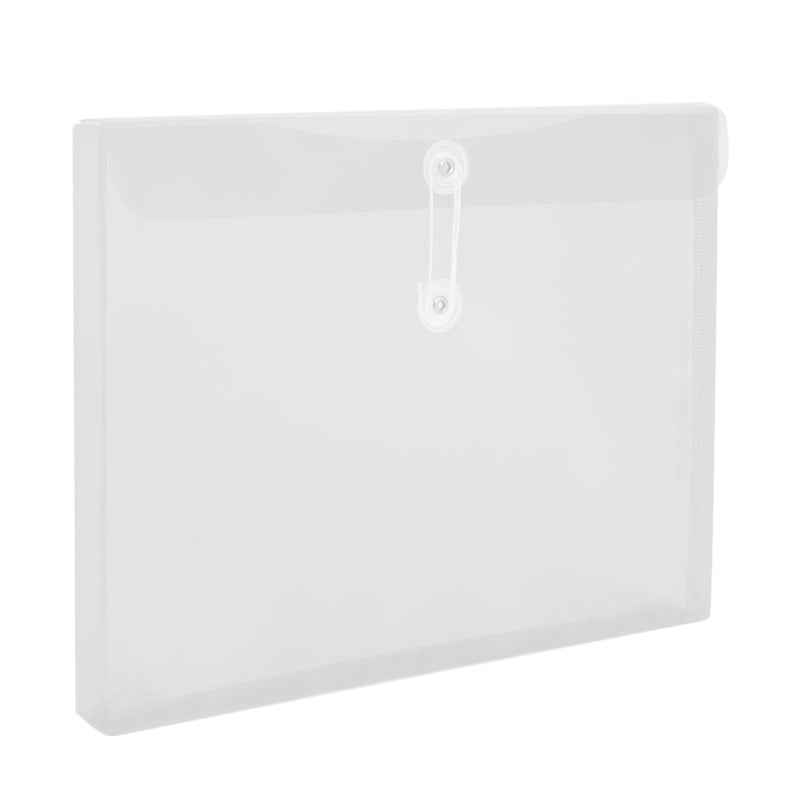 Namzi Plastic Legal Size Expandable Envelopes with String Tie Closure