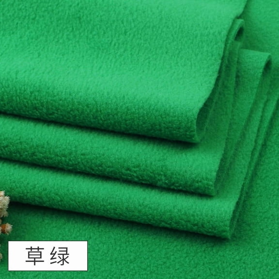 Namzi Polar Fleece Fabric,Soft Comfortable Anti Pill Fabric for Blankets,Hat,Gloves,Sewing Clothes,39*63 in,Green