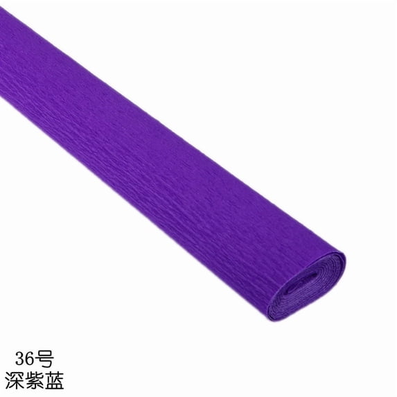 Firefly Hope 98" x 19.7" Crepe Paper Roll Craft Kit, Decorative Papel Crepe Sheet Ideal for Handmade Flower Projects, Birthday Celebrations & Wedding Decor, Purple