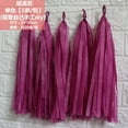 thumbnail image 1 of Namzi Purple red Tassel Garland 25 Pcs, Tissue Paper Tassels Garland Banner for Party Birthday Wedding Decoration Baby Shower Table Decor, 1 of 4