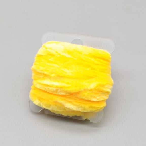 Namzi Rayon Yarn Chenille Thread Woolly Bugger Jigs Fly Tying Floss Line Thread Materials,Yellow