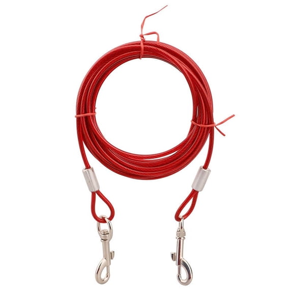 Namzi Red 10ft Pet Leash for Double Dogs - Heavy-Duty Double Leash for Outdoor Dogs Supplies - 1 Piece