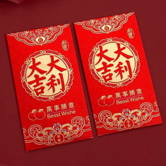 Namzi Red Envelopes Chinese New Year, 12pcs Money Envelopes for Cash Christmas Lucky Money Pocket-B02