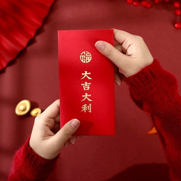 Namzi Red Envelopes Chinese New Year, 12pcs Money Envelopes for Cash Christmas Lucky Money Pocket-E04