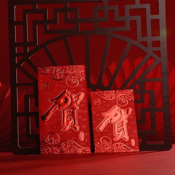 Namzi Red Envelopes Chinese New Year, 12pcs Money Envelopes for Cash Christmas Lucky Money Pocket-Large E
