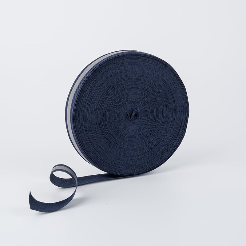 Namzi Reflective Ribbon Reflective Tape,Reflective Webbing,109 Yard Polyester Ribbon for Arts Crafts,Sewing Safety Decoration,Grey Blue