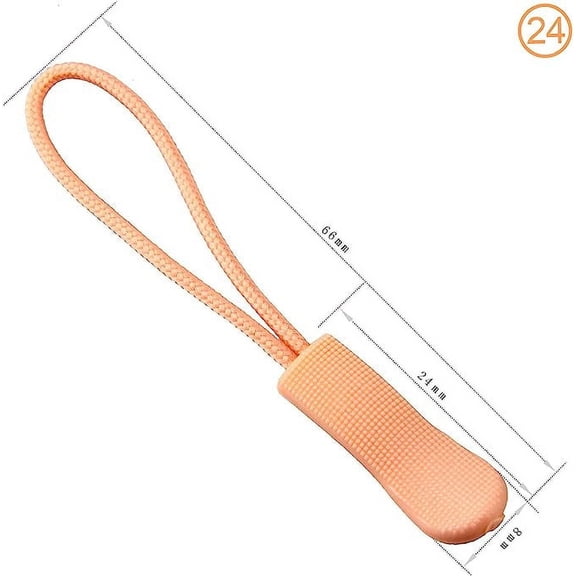 Namzi Replacement Zipper Pulls, 10 Pcs Blue Zipper Pull Cord Extender Nylon Rope, for Jackets, Purses, Universal Zipper Replacement