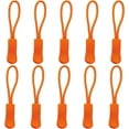 thumbnail image 1 of Namzi Replacement Zipper Pulls, 10 Pcs Orange Zipper Pull Cord Extender Nylon Rope, for Jackets, Purses, Universal Zipper Replacement, 1 of 5
